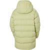 Helly-Hansen Aspire Puffy Parka Womens Winter Coat Puffer Jacket Insulated Water Resistant Long Warm Hooded Synthetic Down(498 Iced Matcha)