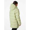 Helly-Hansen Aspire Puffy Parka Womens Winter Coat Puffer Jacket Insulated Water Resistant Long Warm Hooded Synthetic Down(498 Iced Matcha)