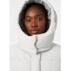 Helly-Hansen Aspire Puffy Parka Womens Winter Coat Puffer Jacket Insulated Water Resistant Long Warm Hooded Synthetic Down(823 Nimbus Cloud)