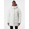 Helly-Hansen Aspire Puffy Parka Womens Winter Coat Puffer Jacket Insulated Water Resistant Long Warm Hooded Synthetic Down(823 Nimbus Cloud)