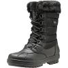 Helly-Hansen Aurora Boot – Women’s Waterproof Winter Footwear, Durable Insulated Snow Boots for Cold Weather(Black)
