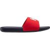 Helly-Hansen H/H Slide Mens Casual Comfortable Sandals, Lightweight Padded Strap, Large Logo, Slip-On Beach Pool Footwear(597 Navy/Alert Red)