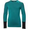 Helly-Hansen Jr Lifa Merino Midweight Set – Kids Base Layer Thermal Underwear, Moisture-Wicking Merino Wool, Winter Ski(466 Signal Green)