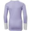 Helly-Hansen Jr Lifa Merino Midweight Set – Kids Base Layer Thermal Underwear, Moisture-Wicking Merino Wool, Winter Ski(698 Bright Lavender)