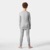 Helly-Hansen Jr Lifa Merino Midweight Set – Kids Base Layer Thermal Underwear, Moisture-Wicking Merino Wool, Winter Ski(951 Grey Melange)