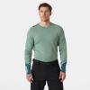 Helly-Hansen LIFA Merino Midweight Crew Base Layer for Men – Warm & Breathable, Ideal for Winter Sports & Outdoor Activities(489 Cactus)