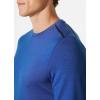 Helly-Hansen LIFA Merino Midweight Crew Base Layer for Men – Warm & Breathable, Ideal for Winter Sports & Outdoor Activities(543 Cobalt 2.0)