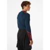 Helly-Hansen LIFA Merino Midweight Crew Base Layer for Men – Warm & Breathable, Ideal for Winter Sports & Outdoor Activities(574 Midnight)