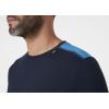 Helly-Hansen LIFA Merino Midweight Crew Base Layer for Men – Warm & Breathable, Ideal for Winter Sports & Outdoor Activities(597 Navy)