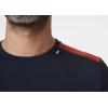 Helly-Hansen LIFA Merino Midweight Crew Base Layer for Men – Warm & Breathable, Ideal for Winter Sports & Outdoor Activities(599 Navy)