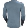 Helly-Hansen LIFA Merino Midweight Crew Base Layer for Men – Warm & Breathable, Ideal for Winter Sports & Outdoor Activities(601 Washed Navy)