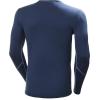 Helly-Hansen LIFA Merino Midweight Crew Base Layer for Men – Warm & Breathable, Ideal for Winter Sports & Outdoor Activities(603 North Sea Blue)