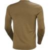 Helly-Hansen LIFA Merino Midweight Crew Base Layer for Men – Warm & Breathable, Ideal for Winter Sports & Outdoor Activities(718 Sepia)