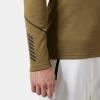 Helly-Hansen LIFA Merino Midweight Crew Base Layer for Men – Warm & Breathable, Ideal for Winter Sports & Outdoor Activities(718 Sepia)