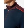 Helly-Hansen LIFA Merino Midweight Half-Zip Base Layer for Men – Performance Wicking Interior(574 Midnight)