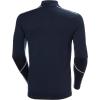 Helly-Hansen LIFA Merino Midweight Half-Zip Base Layer for Men – Performance Wicking Interior(599 Navy)