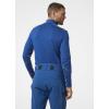 Helly-Hansen LIFA Merino Midweight Half-Zip Base Layer for Men – Performance Wicking Interior(606 Deep Fjord)