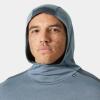 Helly-Hansen Lifa Merino Midweight Hoodie – Men’s Merino Wool Base Layer, Thermal Top for Ski, Snowboard, Hiking, Camping(601 Washed Navy)