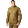 Helly-Hansen Lifaloft Insulator Jacket for Men, Lightweight Coat, Athletic-Shell-Jackets, Water-Resistant, Windproof(718 Sepia)
