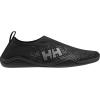 Helly-Hansen Mens Crest Watermoc Sailing Watersports Shoes, Light-Weight, Breathable, Multiple Colors(990 Black/Charcoal)