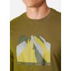 Helly-Hansen Mens F2F Organic Cotton Ls Tee(461 Olive Green)