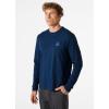 Helly-Hansen Mens F2F Organic Cotton Ls Tee(584 Ocean)