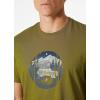 Helly-Hansen Mens F2F Organic Cotton Tee 2.0(461 Olive Green)
