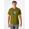 Helly-Hansen Mens F2F Organic Cotton Tee 2.0(461 Olive Green)