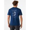 Helly-Hansen Mens F2F Organic Cotton Tee 2.0(584 Ocean)