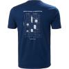 Helly-Hansen Mens F2F Organic Cotton Tee 2.0(584 Ocean)