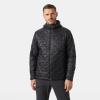 Helly-Hansen Men’s LIFALOFT Hooded Insulator Jacket(991 Black Matte)
