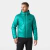 Helly-Hansen Odin Everdown Hooded Jacket for Men – Premium Winter Coat, Insulated Athletic Shell Jackets, Outdoor Wear(466 Signal Green)
