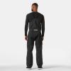 Helly-Hansen Sailing Bib Overalls – Windproof with Reinforced Knees Fishing Bib – Quick-Dry Rain Overalls(980 Ebony / 4.0)