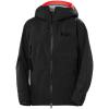 Helly-Hansen Sogn Shell Jacket for Women, Waterproof, Windproof, Breathable, Skiing-Jackets, Lightweight, Adjustable Fit(990 Black)