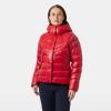 Helly-Hansen Winter Bliss Down Jacket – Women’s Coats, Down Outerwear, Allied Feather & Down, YKK Zipper, Pile Fleece Hood(162 Red)