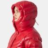 Helly-Hansen Winter Bliss Down Jacket – Women’s Coats, Down Outerwear, Allied Feather & Down, YKK Zipper, Pile Fleece Hood(162 Red)