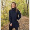 Helly-Hansen Womens Aden Insulated Waterproof Windproof Breathable Long Length Packable Hood Rain Coat Jacket(597 Navy)