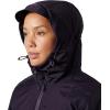 Helly-Hansen Womens Aden Insulated Waterproof Windproof Breathable Long Length Packable Hood Rain Coat Jacket(660 Black Grape)