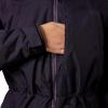 Helly-Hansen Womens Aden Insulated Waterproof Windproof Breathable Long Length Packable Hood Rain Coat Jacket(660 Black Grape)