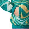 Helly-Hansen Women’s Imperial Printed Pile Snap, 537 Barely Blue Swirl Aop, Medium