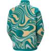Helly-Hansen Women’s Imperial Printed Pile Snap, 537 Barely Blue Swirl Aop, Medium
