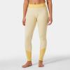 Helly-Hansen Women’s LIFA Merino Midweight Graphic Base Layer Pants(367 Yellow Cream)