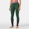 Helly-Hansen Women’s LIFA Merino Midweight Graphic Base Layer Pants(390 Jungle Green)