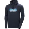 Helly Hansen mens Standard Nord Graphic Pull Over Hoodie(597 Navy)