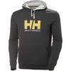 Helly-Hansen 33977 Men’s Hh Logo Hoodie(980 Ebony Melange)