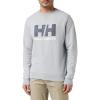 Helly-Hansen 34000 Men’s Hh Logo Crew Sweater(950 Grey Melange)