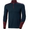 Helly-Hansen LIFA Merino Midweight Half-Zip Base Layer for Men – Performance Wicking Interior(574 Midnight)