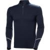 Helly-Hansen LIFA Merino Midweight Half-Zip Base Layer for Men – Performance Wicking Interior(599 Navy)