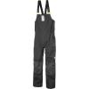 Helly-Hansen Sailing Bib Overalls – Windproof with Reinforced Knees Fishing Bib – Quick-Dry Rain Overalls(980 Ebony / 4.0)