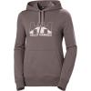 Helly-Hansen womens Nord Graphic Pullover Hoodie(656 Sparrow Grey)